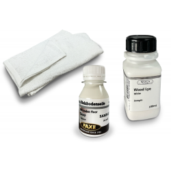 Samples: DC004 Woca Wood Lye white & Faxe White Soap Gallery, How to, Video, Data, Architect  (DC)