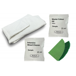 Samples: DC081 & DC082 Woca Master Colour Oil White oiling Gallery, How to, Video, Data, Architect  (DC)