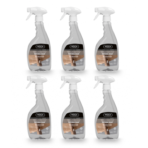 TRADE PRICE! Woca Natural Soap Natural in Spray 4.5ltr total; box of 6 x 0.75L 510900A (DC)  