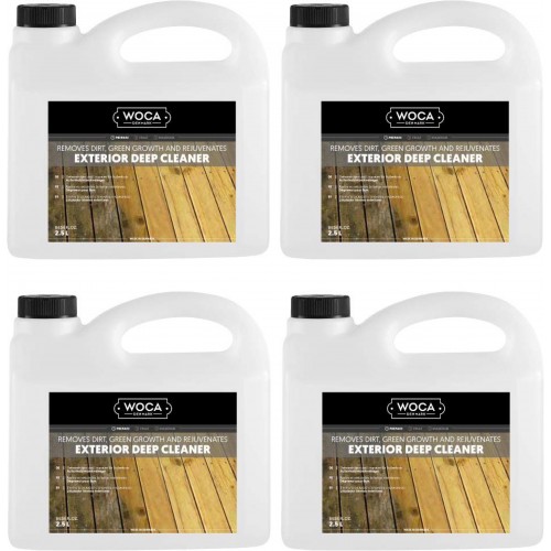 TRADE PRICE! Woca Exterior Deep Cleaner 607542A 10ltr total; box of 4 x 2.5L (DC) TRADE PRICE! Woca Exterior Deep Cleaner 607542A 10ltr total; box of 4 x 2.5L (DC)