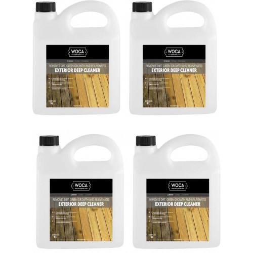 TRADE PRICE! Woca Exterior Deep Cleaner 607545A 20ltr total; box of 4 x 5L (WF) TRADE PRICE! Woca Exterior Deep Cleaner 607545A 20ltr total; box of 4 x 5L (WF)