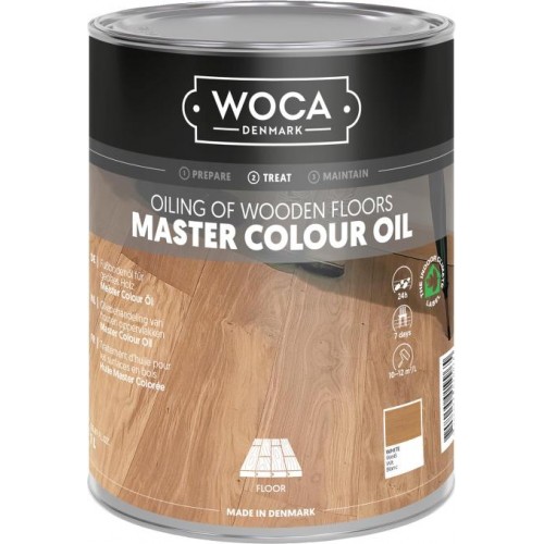 Woca Master Colour Oil white 0.75ltr 522507AA (formerly 1ltr 522572AA) (DC)