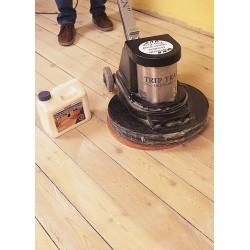 Kit Saving: DC017 (a) Woca Softwood Lye & Woca Master Colour Oil white floor, Work with buffing machine 0 to 20m2  (DC)