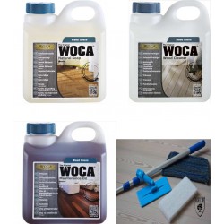 Kit Saving: DC126, Starter care and care for naturally classicoiled wood, inc a Doodlebug, 1ltr Woca Natural Floor Soap, Maintenance Oil and 1ltr Wood Cleaner  (DC)
