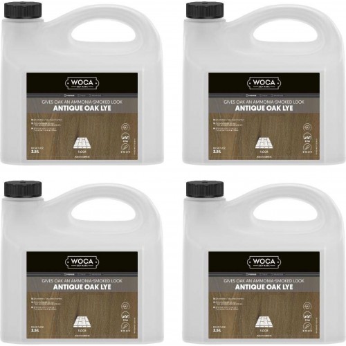 TRADE PRICE! Woca Antique Oak Lye 10ltr total; box of 4 x 2.5L 500251A (DC) TRADE PRICE! Woca Antique Oak Lye 10ltr total; box of 4 x 2.5L 500251A (DC)
