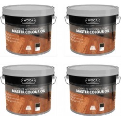 TRADE PRICE! Woca Master Colour Oil Black 120 10ltr total; box of 4 x 2.5L 532025AA (DC)