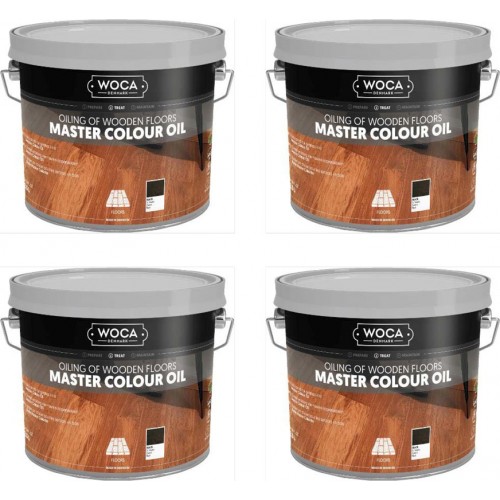 TRADE PRICE! Woca Master Colour Oil Black 120 10ltr total; box of 4 x 2.5L 532025AA (DC) TRADE PRICE! Woca Master Colour Oil Black 120 10ltr total; box of 4 x 2.5L 532025AA (DC)