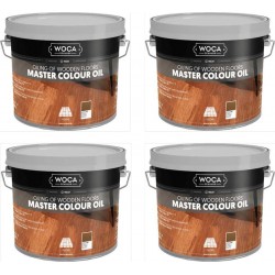 TRADE PRICE! Woca Master Colour Oil Extra Grey 314 10ltr total; box of 4 x 2.5L 533145AA (DC) 