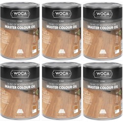 TRADE PRICE! Woca Master Colour Oil Natural 6ltr total; box of 6 x 1L 522072AA (DC)