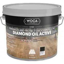 Woca Diamond Oil Active, Carbon Black 2.5 L 565825A (WFS)