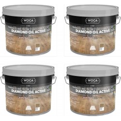 TRADE PRICE! Woca Diamond Oil Active, Sand Grey 10ltr total; box of 4 x 2.5L 565725A (WF)