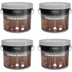 TRADE PRICE! Woca Exterior Wood Oil Teak 10ltr total; box of 4 x 2.5L 617958A (DC)