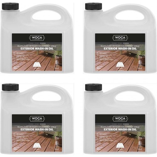 TRADE PRICE! Woca Exterior Wash in Oil 607725A 10ltr total; box of 4 x 2.5L (WF) TRADE PRICE! Woca Exterior Wash in Oil 607725A 10ltr total; box of 4 x 2.5L (WF)