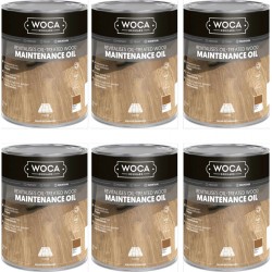 TRADE PRICE! Woca Maintenance Oil Natural 4.5ltr total; box of 6 x 0.75L 527407AA(DC)