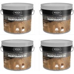 TRADE PRICE! Woca Maintenance Oil Natural 10ltr total; box of 4 x 2.5L 527325A (DC)
