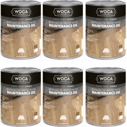 TRADE PRICE! Woca Maintenance Oil White 6ltr total; box of 6 x 1L 527410A (DC)