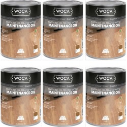 TRADE PRICE! Woca Maintenance Oil Brown 6ltr total; box of 6 x 1L 527410A (WF)
