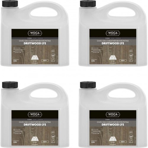TRADE PRICE! Woca Driftwood Lye White 10ltr total; box of 4 x 2.5L 500278A (DC) TRADE PRICE! Woca Driftwood Lye White 10ltr total; box of 4 x 2.5L 500278A (DC)